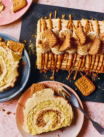 Biscoff roulade
