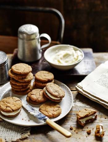 Lemon cheesecake gingernuts