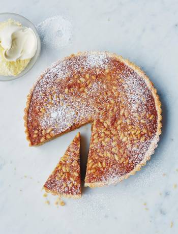 Honey and pine nut tart