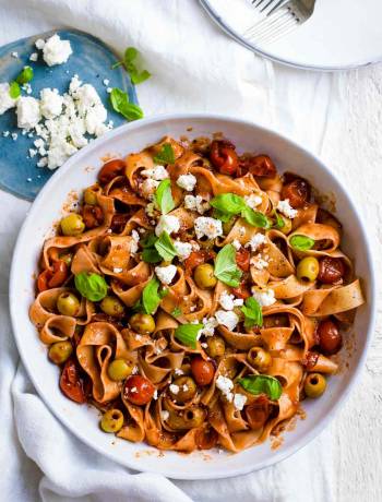 Greek-style pasta