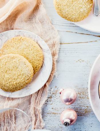 Ginger shortbread