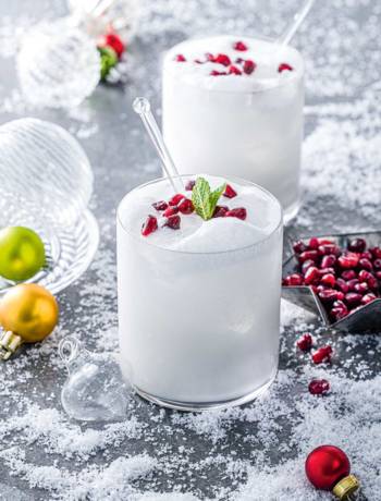 White Christmas mojito