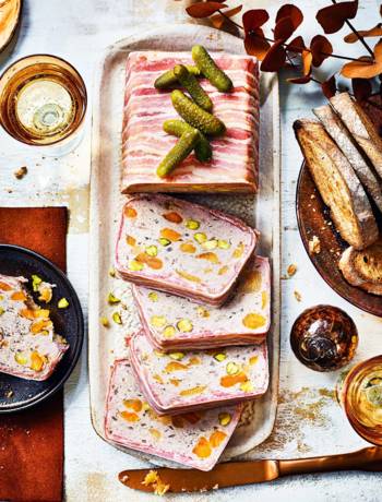 Tipsy pork terrine