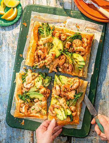 Prawn cocktail tart