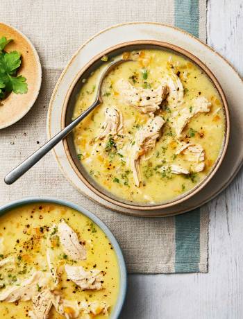 Chicken avgolemono soup