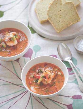 King prawn gazpacho