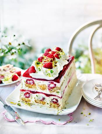 Raspberry and Pimm’s trifle terrine