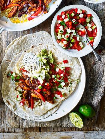Chicken fajitas 