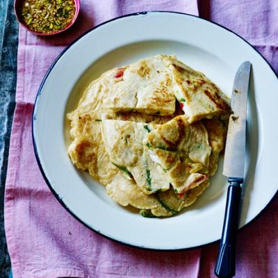 Pajeon (seafood pancakes)