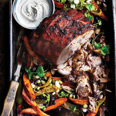 Mexican pork with sweet potatoes