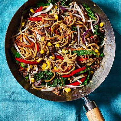 Beef chow mein