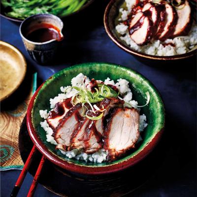 Sweet and sticky pork (char siu)