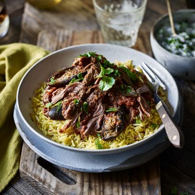 Slow-cooked lamb Madras