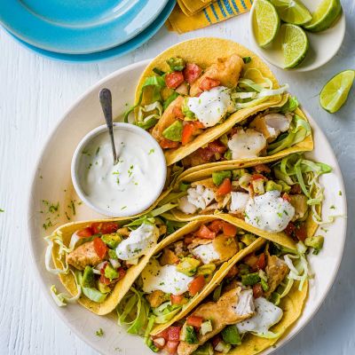 Baja fish tacos