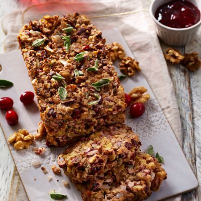 Christmas nut loaf from California Walnuts