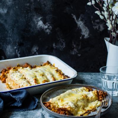 Bolognese pancakes