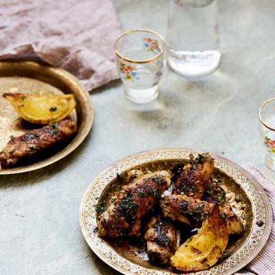 Marinated chicken wings