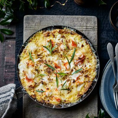 Lobster omelette