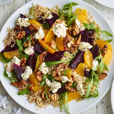 Beetroot, orange and quinoa salad