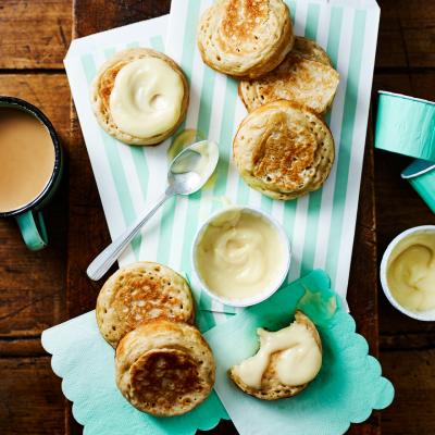 Vegan crumpets