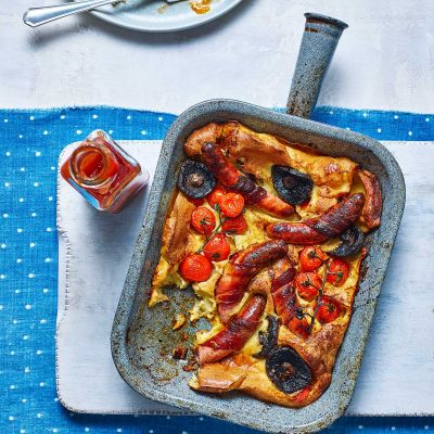 ‘All-day-breakfast’ toad-in-the-hole