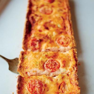 Prawn cocktail quiche