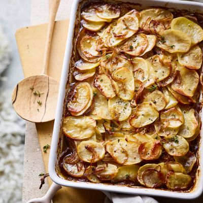 French onion potatoes boulangère