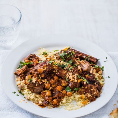 Lamb, apricot & chickpea tagine