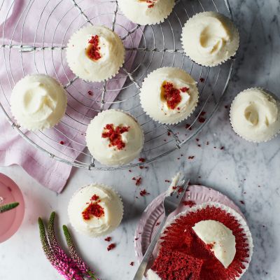 Hummingbird Bakery red velvet cupcakes