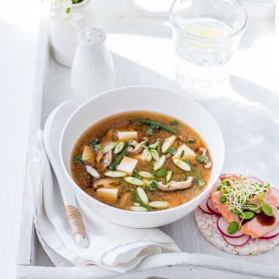Miso soup with tofu