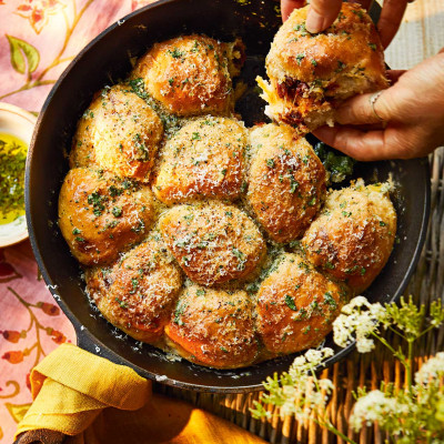 Antipasti-stuffed bread