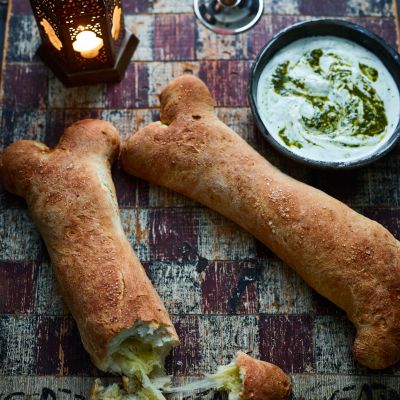 Cheesy bone bread