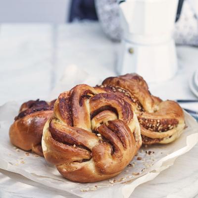 Nutella brioche swirls
