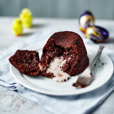 Creme Egg chocolate fondants