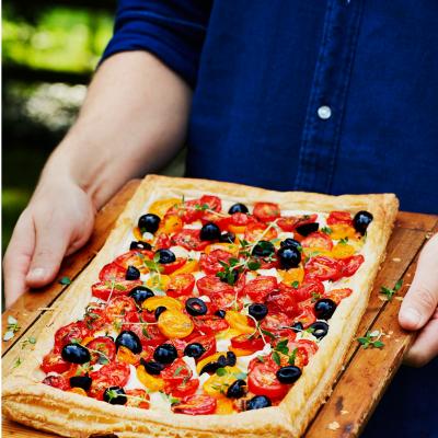 John Whaite's rustic Mediterranean tomato tart