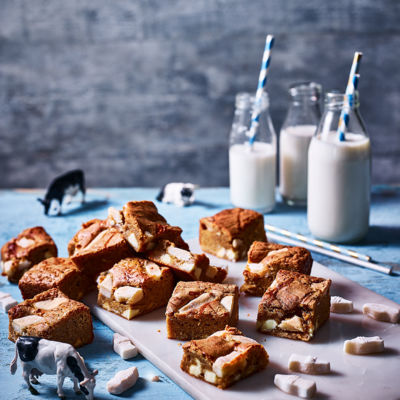 Milk bottle blondies