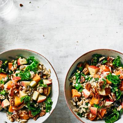Autumn harvest rice