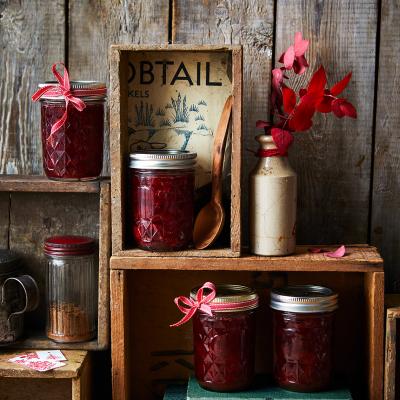 Mulled wine plum jam