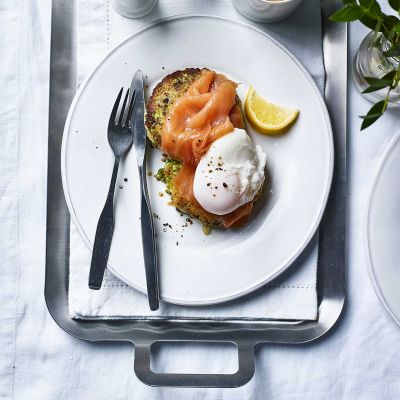 Lazy Sunday morning bubble and squeak cakes