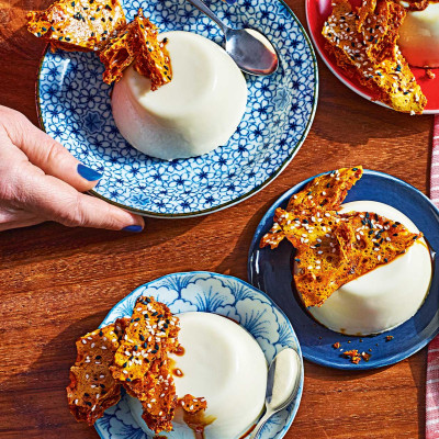 Ginger panna cotta