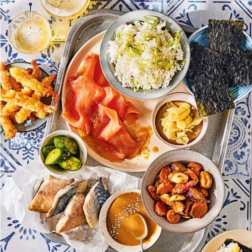 Japanese-inspired 'sea-cuterie' tray