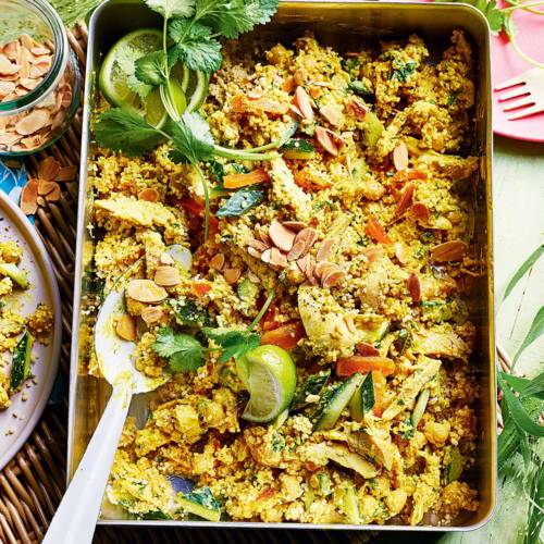 Coronation chicken couscous
