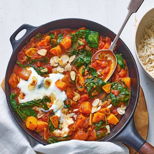 Butternut squash balti