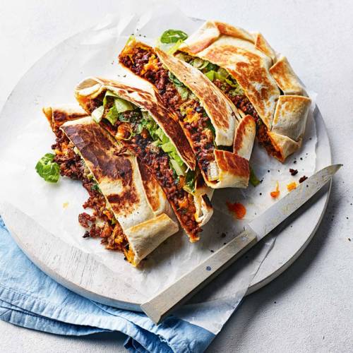 5-ingredient spicy chipotle crunch wraps