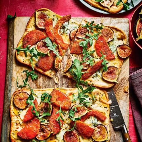 Autumn harvest flatbread