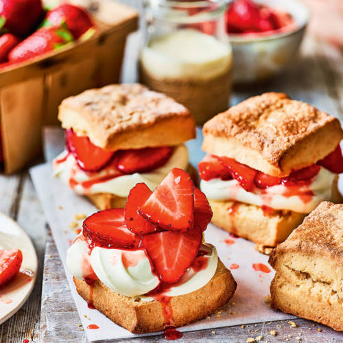 Strawberry shortcakes