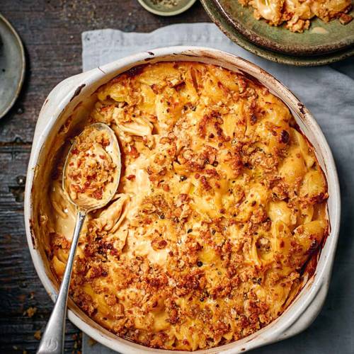 Marmite-on-toast mac and cheese