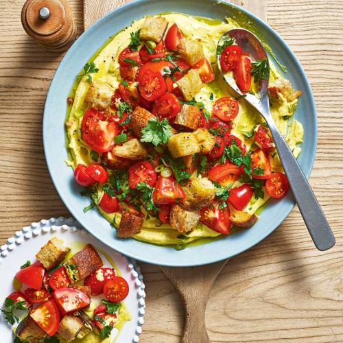 Tomato and tahini salad 
