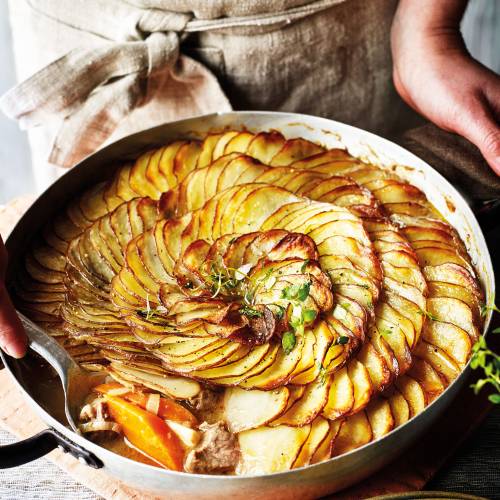 Spiced lamb hotpot