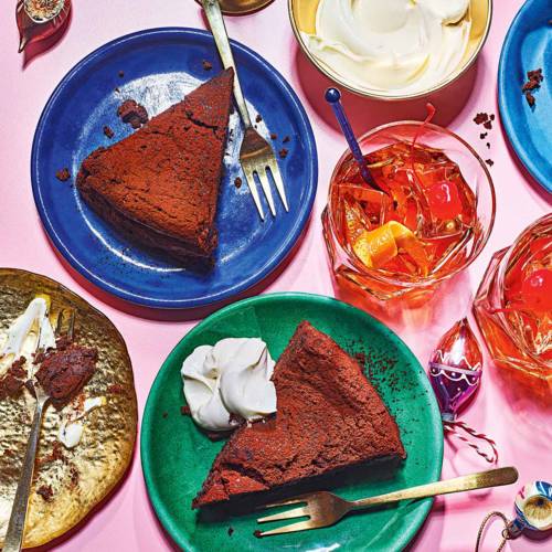 Old fashioned chocolate-orange torte